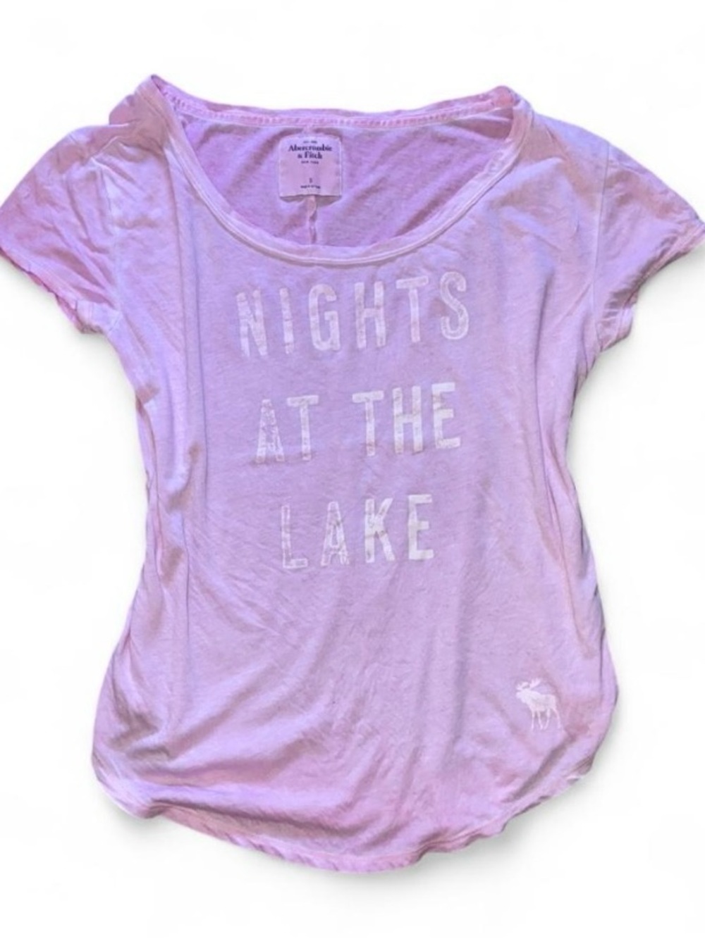 y2k Abercrombie & Fitch 'Nights at the Lake' Graphic Tee